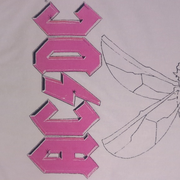 FOREVER 21 AC/DC "Fly On The Wall" Graphic Tee ~ NWOT - Picture 4 of 10